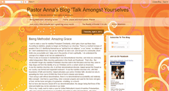 Desktop Screenshot of pastorannasblog.blogspot.com