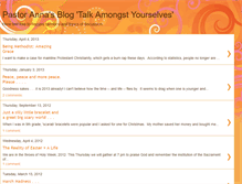 Tablet Screenshot of pastorannasblog.blogspot.com