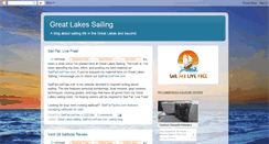 Desktop Screenshot of greatlakessailing.blogspot.com