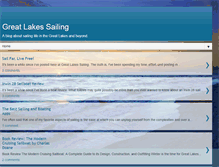 Tablet Screenshot of greatlakessailing.blogspot.com