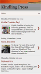 Mobile Screenshot of kindlingpress.blogspot.com