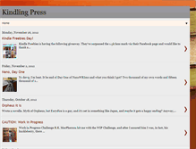 Tablet Screenshot of kindlingpress.blogspot.com