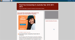 Desktop Screenshot of free-scholarship-in-australia.blogspot.com