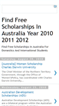 Mobile Screenshot of free-scholarship-in-australia.blogspot.com