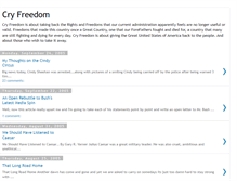 Tablet Screenshot of cryingfreedom.blogspot.com