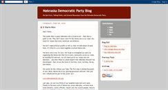 Desktop Screenshot of nebraskademocrats.blogspot.com