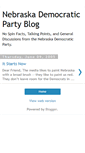 Mobile Screenshot of nebraskademocrats.blogspot.com
