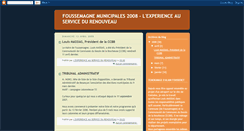 Desktop Screenshot of foussemagne-municipales2008.blogspot.com