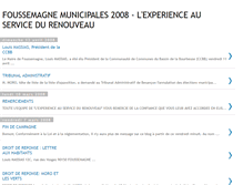 Tablet Screenshot of foussemagne-municipales2008.blogspot.com