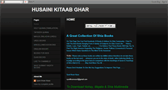 Desktop Screenshot of husainilibrary.blogspot.com