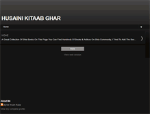 Tablet Screenshot of husainilibrary.blogspot.com