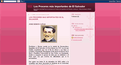 Desktop Screenshot of losproceresdeelsalvador.blogspot.com