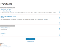 Tablet Screenshot of frumsatire.blogspot.com