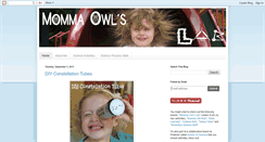 Desktop Screenshot of mommaowlslab.blogspot.com