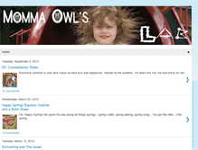 Tablet Screenshot of mommaowlslab.blogspot.com