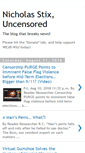 Mobile Screenshot of nicholasstixuncensored.blogspot.com