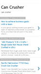 Mobile Screenshot of can-crusher-i.blogspot.com