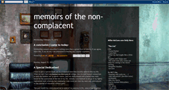 Desktop Screenshot of memoirsofthenoncomplacent.blogspot.com