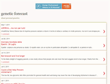 Tablet Screenshot of geneticforecast.blogspot.com