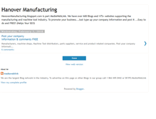 Tablet Screenshot of hanovermanufacturing.blogspot.com