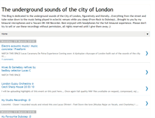 Tablet Screenshot of londonundergroundsounds.blogspot.com