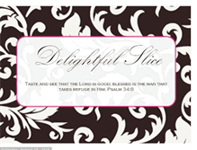 Tablet Screenshot of delightfulslice.blogspot.com