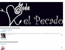 Tablet Screenshot of modaelpecado.blogspot.com