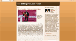 Desktop Screenshot of joan-ferran.blogspot.com