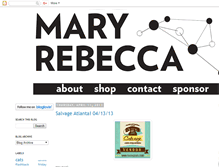 Tablet Screenshot of hellomaryrebecca.blogspot.com