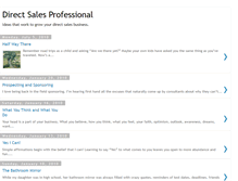 Tablet Screenshot of directsalesprofessional.blogspot.com