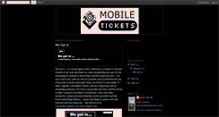 Desktop Screenshot of mobiletickets.blogspot.com