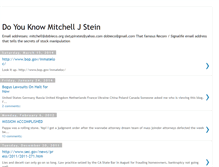 Tablet Screenshot of doyouknowmitchelljstein.blogspot.com