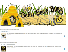 Tablet Screenshot of bettybeesbuzz.blogspot.com