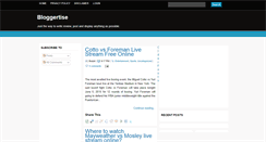 Desktop Screenshot of bloggertise.blogspot.com