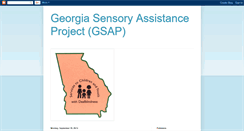 Desktop Screenshot of georgiasensoryassistanceproject.blogspot.com