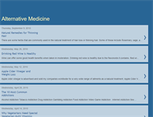 Tablet Screenshot of medicine-alternatives.blogspot.com