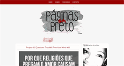 Desktop Screenshot of paginasempreto.blogspot.com