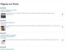 Tablet Screenshot of paginasempreto.blogspot.com