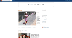 Desktop Screenshot of matildaphelps.blogspot.com