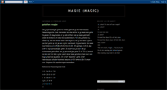 Desktop Screenshot of magieenmagic.blogspot.com