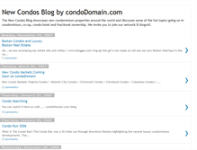 Tablet Screenshot of new-condos.blogspot.com