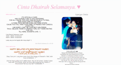 Desktop Screenshot of cintadhairahselamanya.blogspot.com