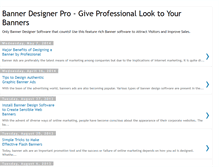 Tablet Screenshot of bannermakingsoftware.blogspot.com