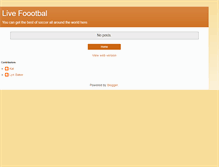 Tablet Screenshot of livefootballs.blogspot.com