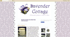 Desktop Screenshot of lavendercottageoriginals.blogspot.com