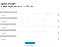 Tablet Screenshot of doutordoutor.blogspot.com