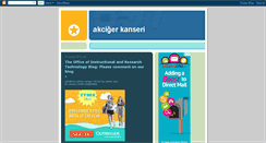 Desktop Screenshot of akciger-kanseri-kanser.blogspot.com