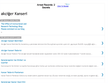 Tablet Screenshot of akciger-kanseri-kanser.blogspot.com