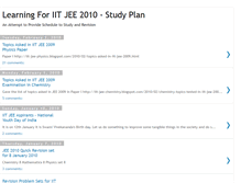 Tablet Screenshot of iit-jee-2010.blogspot.com