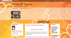 Desktop Screenshot of andreavwtabasco.blogspot.com